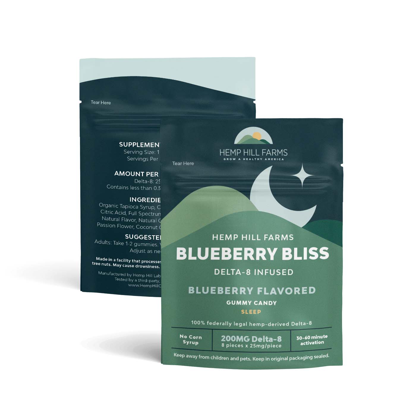 Delta-8 Gummies - Blueberry Bliss